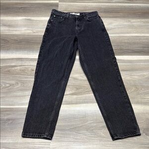 Topshop MOM jean Classic Black Denim size 26
